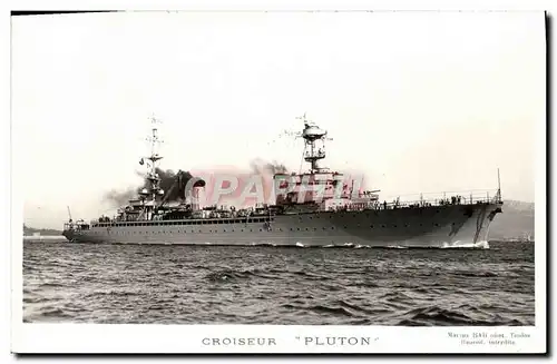 Cartes postales Bateau Croiseur Pluton