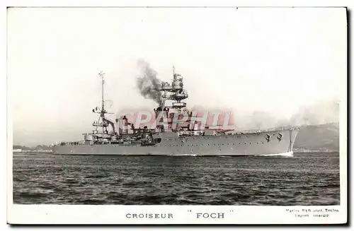 Ansichtskarte AK Bateau Croiseur Foch