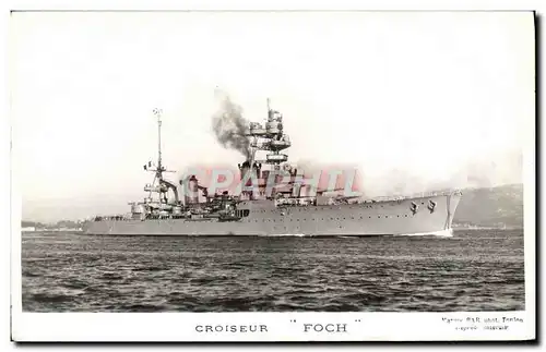 Ansichtskarte AK Bateau Groiseur Foch