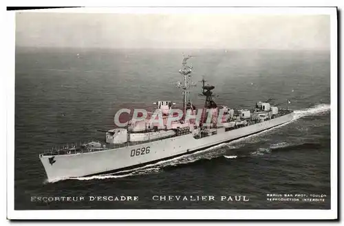 Ansichtskarte AK Bateau Escorteur D&#39Escadre Chevalier Paul