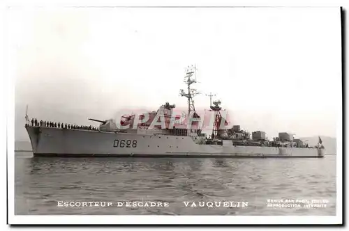 Ansichtskarte AK Bateau Escorteur D&#39Escadre Vauquelin