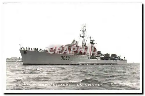 Cartes postales Bateau Escorteur D'Escadre Du Chayla