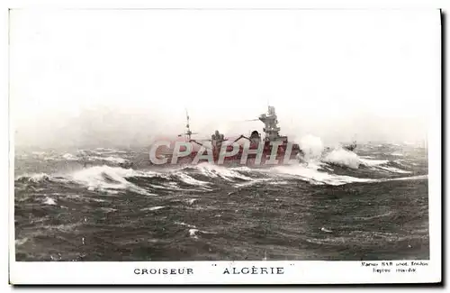 Ansichtskarte AK Bateau Croiseur Algerie