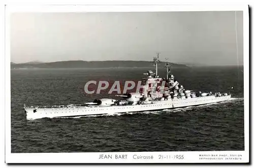 Ansichtskarte AK Bateau Jean Bart Cuirasse 22 11 1955