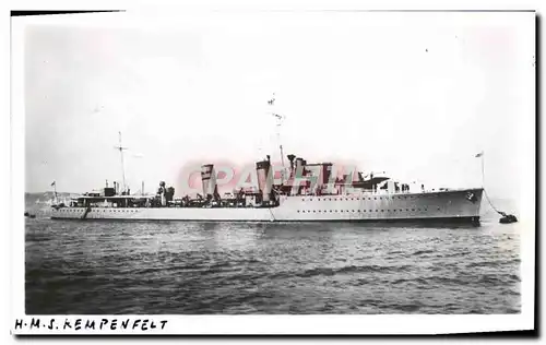 Cartes postales Bateau Contre HMS Kempenfelt