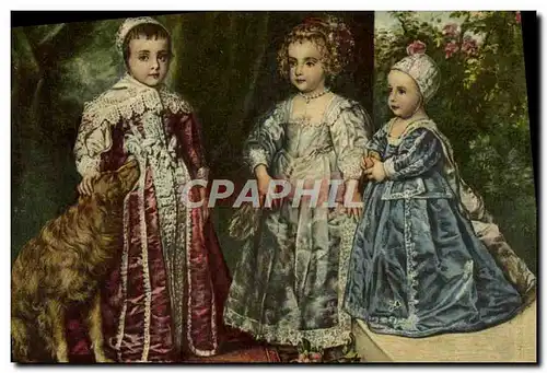 Cartes postales Enfants de Charles Ier Roi d&#39Angleterre