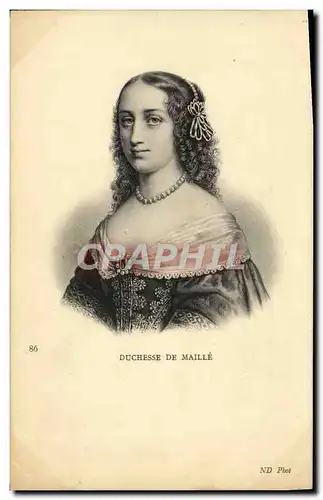 Cartes postales Duchesse De Maille