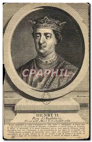 Cartes postales Henri Roy d'Angleterre