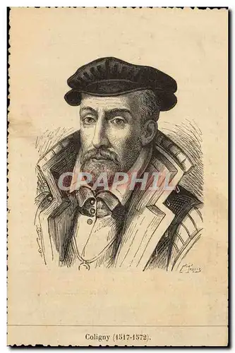 Cartes postales Coligny 1517 1572
