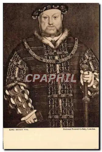 Cartes postales National Portait Gallery London King Henri VIII