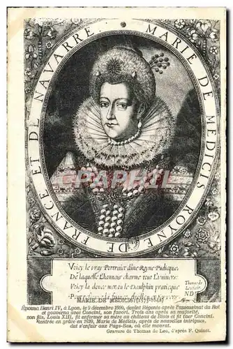 Cartes postales Marie de Medicis