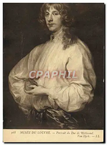 Ansichtskarte AK Musee Du Louvre Portrait du Duc De Richmond Van Dyck