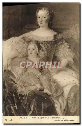 Ansichtskarte AK Belle Marie Lezinska et le Dauphin Musee de Versailles