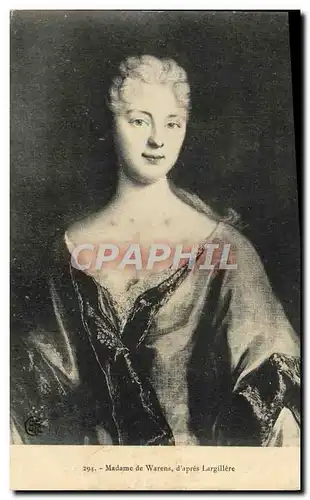 Ansichtskarte AK Madame De Warens D&#39Apres Largillere