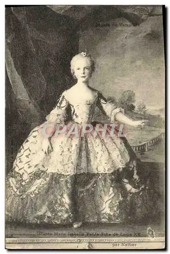 Ansichtskarte AK Infante Marie isabelle petite fille de Louis XV