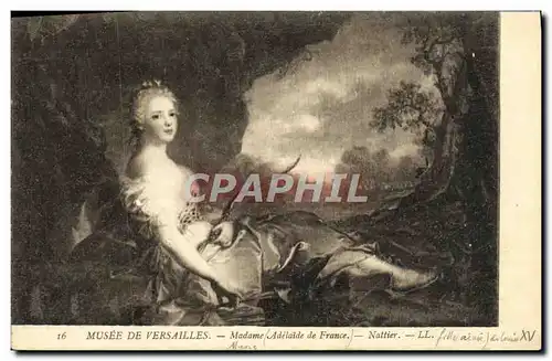 Ansichtskarte AK Musee de Versailles Madame Adelaide de France Nattier