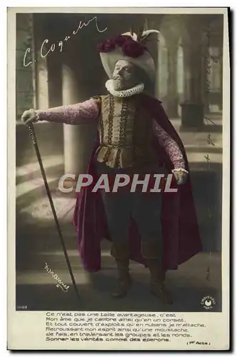 Cartes postales Fantaisie Cyrano de Bergerac Rostand