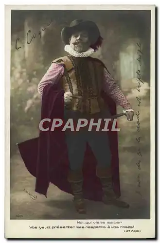 Cartes postales Fantaisie Cyrano de Bergerac Rostand