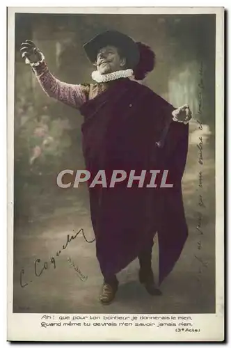 Cartes postales Fantaisie Cyrano de Bergerac Rostand