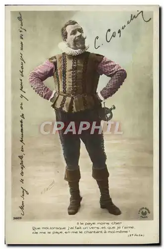 Cartes postales Fantaisie Cyrano de Bergerac Rostand