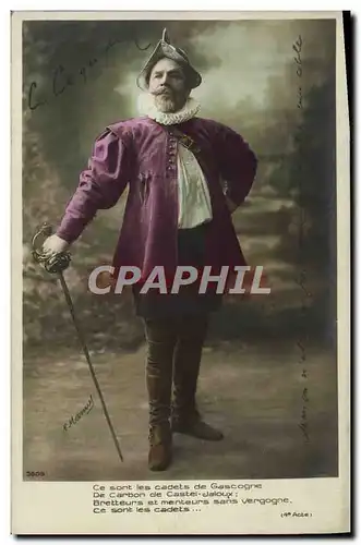 Cartes postales Fantaisie Cyrano de Bergerac Rostand