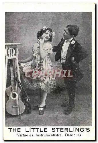 Cartes postales The little Sterling&#39s Danseurs Guitares Virtuoses