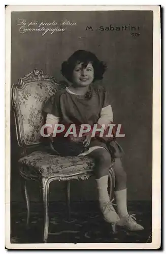 Cartes postales Fantaisie Enfant M Sabttini