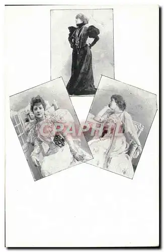 Cartes postales Fantaisie Sarah Bernhardt
