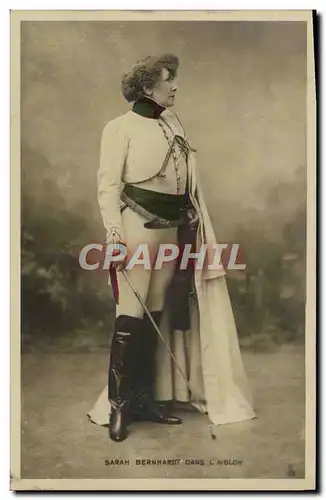 Cartes postales Fantaisie Sarah Bernhardt L&#39aiglon