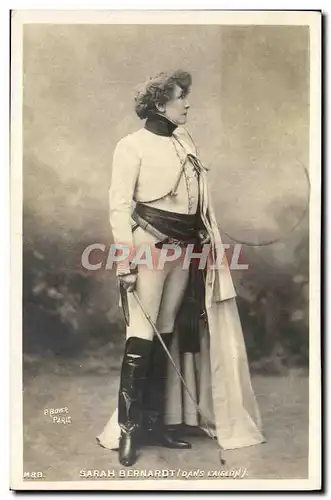 Cartes postales Fantaisie Sarah Bernhardt L&#39aiglon
