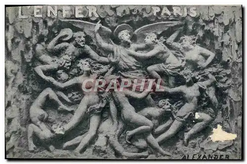 Cartes postales Fantaisie L&#39enfer Paris Montmartre