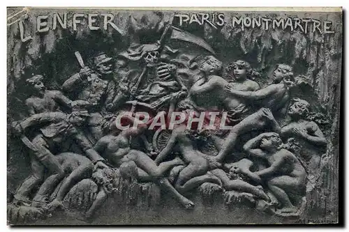 Cartes postales Fantaisie L&#39enfer Paris Montmartre