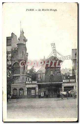 Cartes postales Paris le Moulin rouge