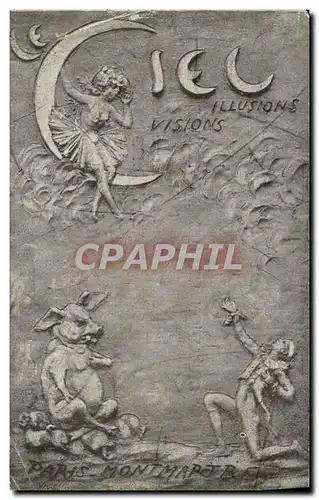 Cartes postales Theatre Paris Montmartre Le Ciel Cochon