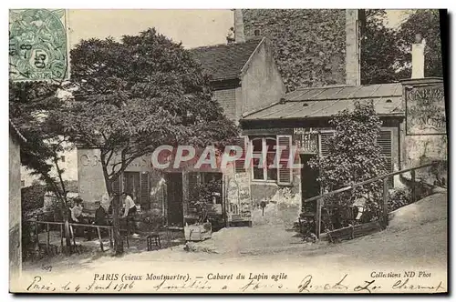 Cartes postales Paris Montmartre Cabaret du Lapin Agile