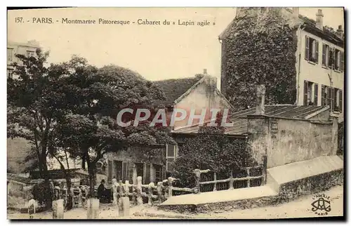 Cartes postales Paris Montmartre Cabaret du Lapin Agile