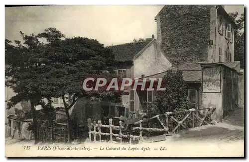 Cartes postales Paris Montmartre Cabaret du Lapin Agile