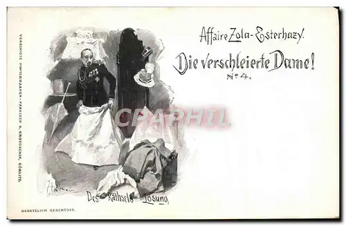 Cartes postales Affaire Zola Esterhazy Dreyfus