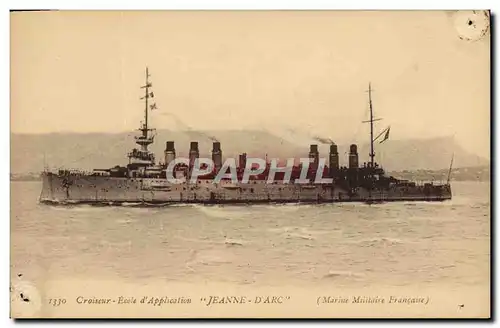 Cartes postales Bateau Croiseur Eole d'application Jeanne d'arc