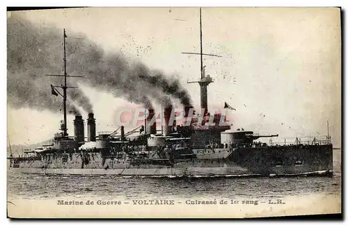 Cartes postales Bateau Voltaire Cuirasse de 1er rang