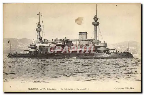 Cartes postales Bateau Guerre Cuirasse Le Hoche