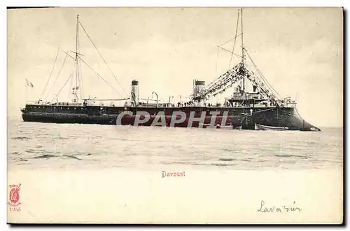 Cartes postales Bateau Davoust