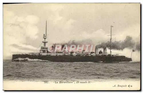 Cartes postales Bateau La Marseillaise