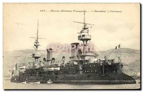 Cartes postales Bateau Massena Cuirasse