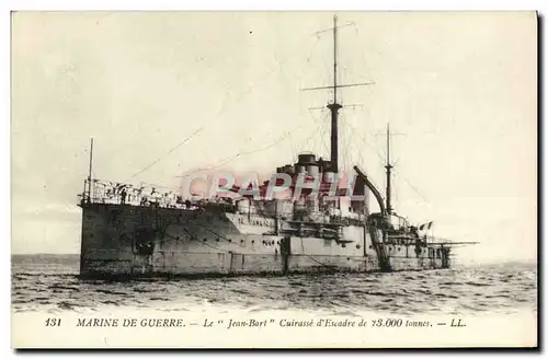 Cartes postales Bateau Le Jean Bart Cuirasse d'escadre