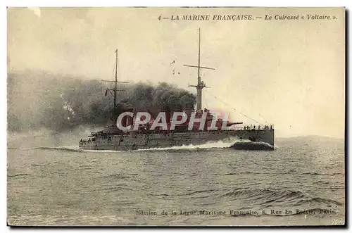 Cartes postales Bateau Le Cuirasse Voltaire