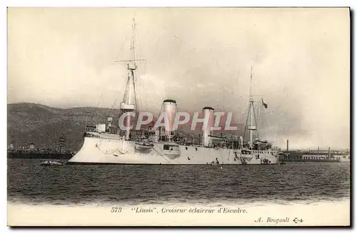 Ansichtskarte AK Bateau Linois Croiseur eclaireur d&#39escadre