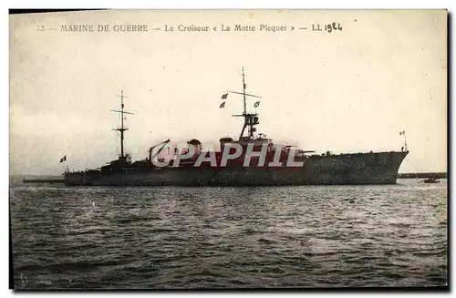 Cartes postales Bateau Croiseur La motte picquet