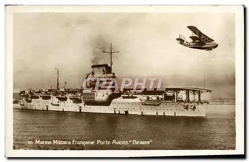 Cartes postales Bateau Porte avions Beanr