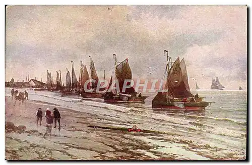 Cartes postales Bateaux de peche